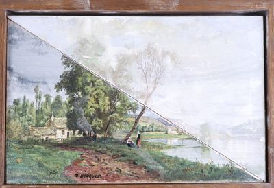une peinture sur le mur d'un immeuble représentant des personnes