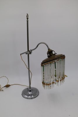 Lampe de bureau en métal brossé amovible, abat jour agrément…