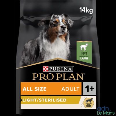 Purina Pro Plan Adult Light / Aliment pour chiens stérilisés