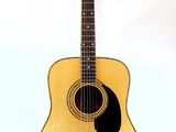 a close up of a guitar on a stand against a white background