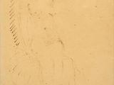 an image of a drawing of a woman sitting on a chair