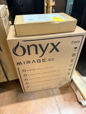 two boxes of onyx mirage 410 are stacked on top of each other