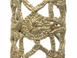 an image of a gold ring with a bird on it