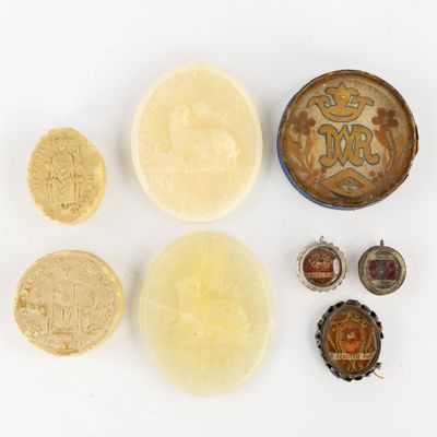 an image of a group of various items including soap, soap bars, and other items