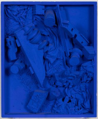 Bernard PAHIN (1940-2015). Composition abstraite, pigments b…