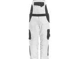 an image of a picture of a white snowboard suit on a white background