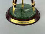 a clock that is sitting on top of a table