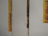 two pieces of wood sticking out of the wall