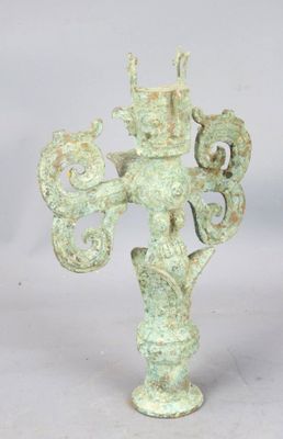 an image of a statue of a person with a crown on it ' s head