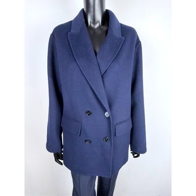 Manteau bleu à double boutonnage pour homme, modèle Peale, sur mannequin, mannequin, mannequin, mannequin, mannequin, mannequin, mannequin