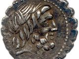 une pièce d'argent portant l'image d'un homme