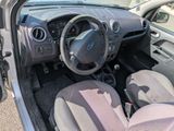 a car with a steering wheel and a dash board in it
