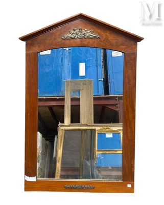 Trumeau de style Empire en acajou, de section rectangulaire …