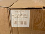 a cardboard box that has a label on it