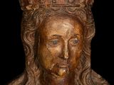 an image of a statue of a woman with a crown on her head