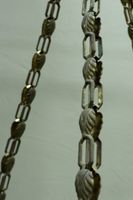 MULLER FRERES. Lustre vasque à trois lumières en verre doubl… (photo 4)