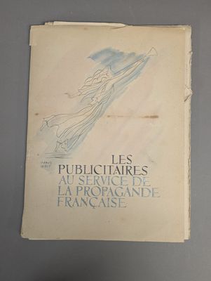 un livre sur lequel figure le dessin d'une femme volant dans les airs
