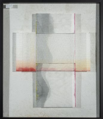 l'image d'une photo d'une œuvre d'art sur laquelle se détache l'ombre d'une personne
