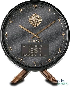 a clock that is displaying the time on the wall