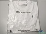 an image of a white t - shirt on a hanger on a wall