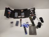 a picture of a variety of electronic gadgets laid out on a table