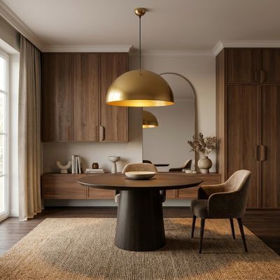 une salle à manger avec une table et des chaises