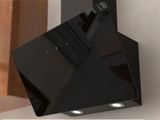 an image of a black stove hood mounted on a wall