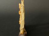 chinese carved ivory figurine of a man and a woman