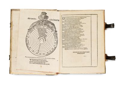 un livre ouvert sur lequel est dessiné un cercle