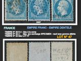 four different types of stamps with a picture of a man and woman on them