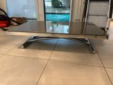 glass and chrome coffee table for sale in san jose, ca