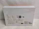 the box is empty and ready to be opened on the white surface