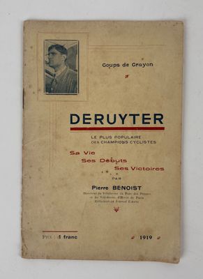 Cyclisme / Biographie / Deruyter / P. Benoist