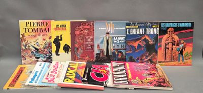 LOT de onze BD cartonnées: "Planète rouge" Bradbury,, "Radic…