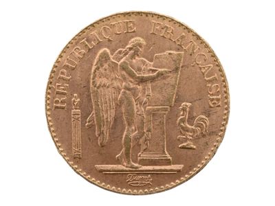 Pièce de 20 francs or Génie de la République, 1897. Petites … - Photo 1