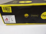 yellow and black box with a yellow label on the inside of it