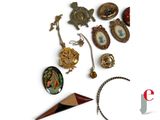 a lot of items that are laying out on the table