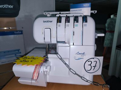 a sewing machine that is sitting on a table