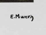 a picture of an e munnh picture on a piece of paper