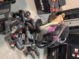 many tools that are sitting on the floor next to each other