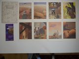 un tableau blanc sur lequel sont dessinées des personnes et des animaux