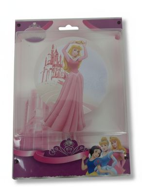 a plastic bag with a picture of a princess in a pink dress