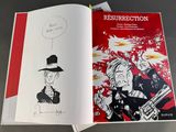 a picture of a book with a picture of a man holding a gun