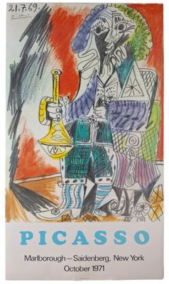 a drawing of a man sitting in a chair holding a pipe