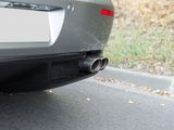 a car that is parked on the side of the road