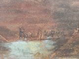 an image of a painting of a man on a boat in the water