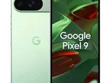Le smartphone Google Pixel 9 est présenté avec un appareil photo et un objectif.