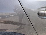 a cat that is sitting on the door handle of a car