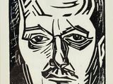 l'image d'un dessin en noir et blanc représentant le visage d'un homme