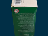 a green box that has a white label on it
